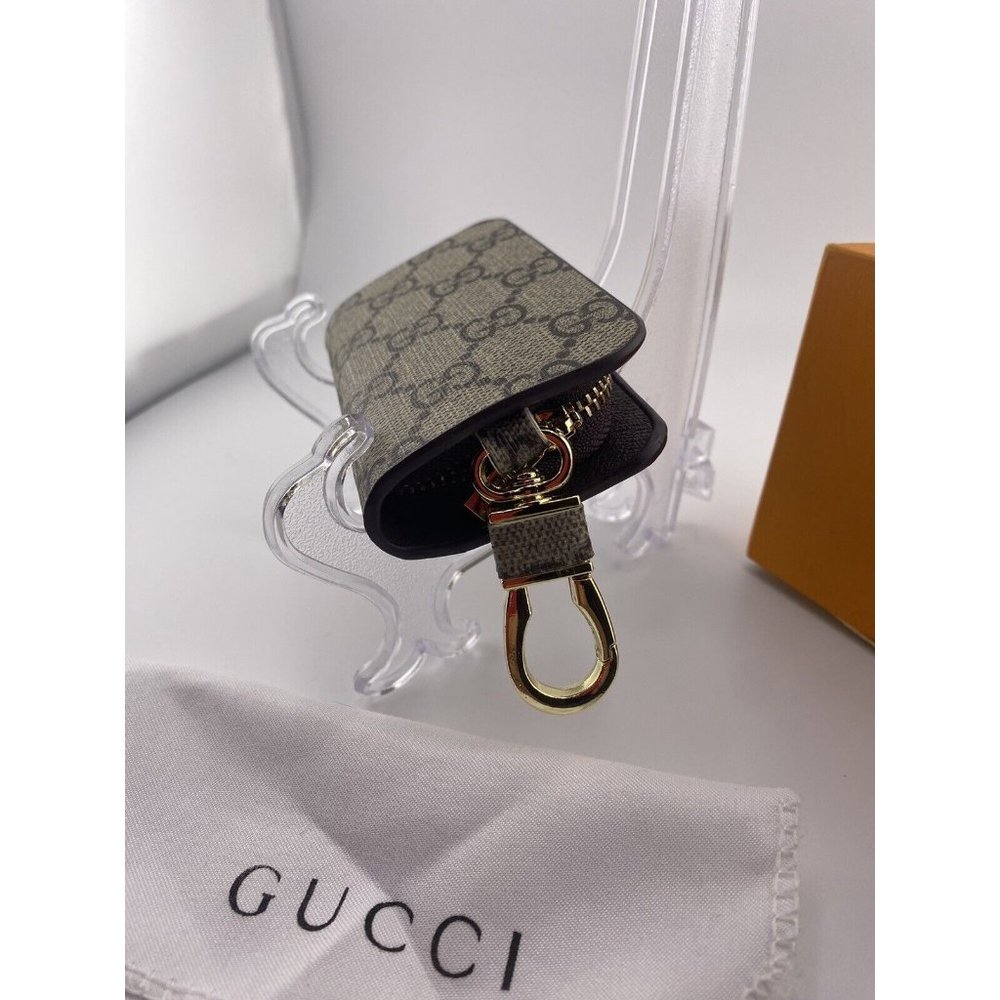 Gucci Supreme Canvas Coin Case And Key Chain With Dust Bag, Box - Picture 5 of 12